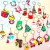 Factory direct sales of Santa Claus cartoon keychains, PVC key pendants, creative bags, car pendants and small gifts Specification image